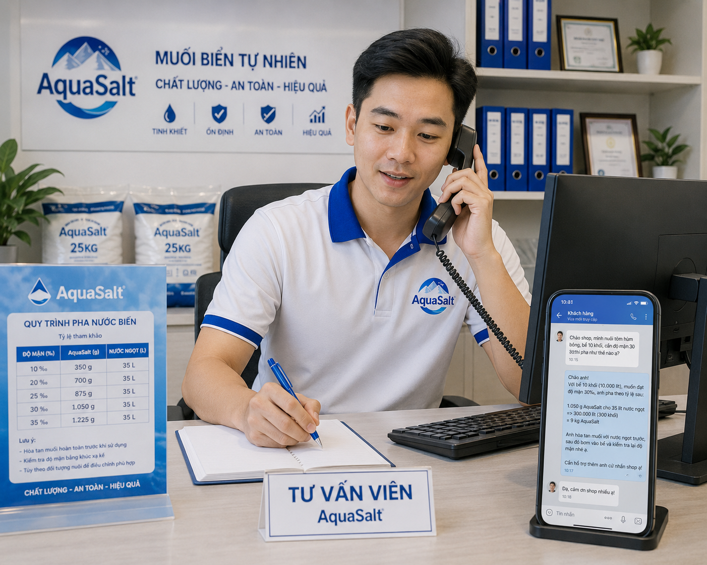 cách nuôi hải sản bằng nước biển nhân tạo